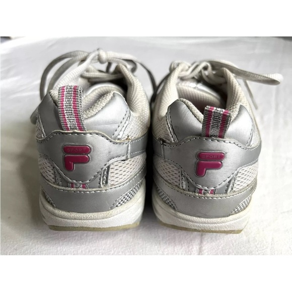 FILA Walk-N-Sculpt Rocker Shoes Sz. 7M US, Silver/Pink, Leather/Mesh, Walking - Picture 9 of 12